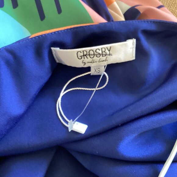 Crosby By Mollie Burch Size XS Sleeveless Dress NWOT Multicolor Abstract Print‎ - Picture 2 of 9